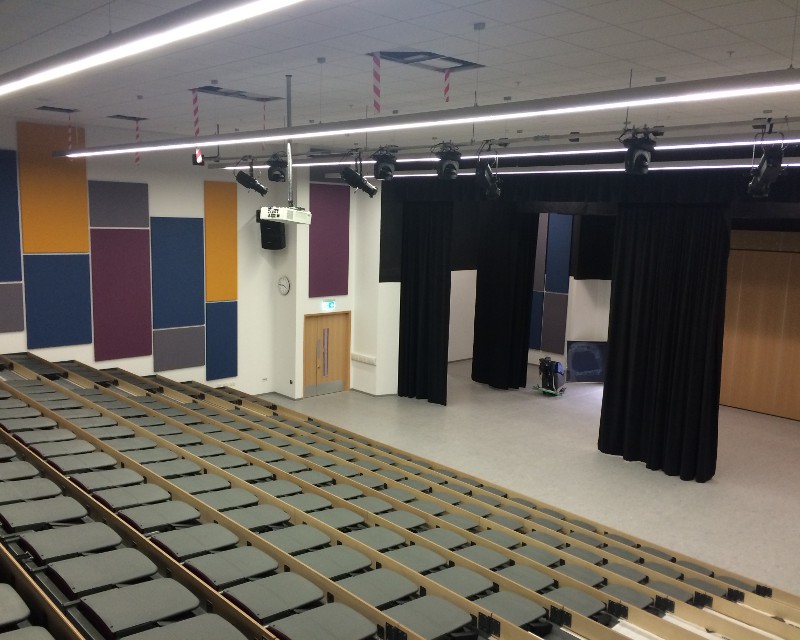 Ellon Academy - Soundsorba Wallsorba panels in lecture hall.